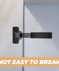 Soft Close Cabinet Hinge With Silent Damping For Kitchen Cabinets Wardrobes Closets And Bathrooms Concealed Mounting