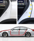 GoldWheel 3/4in x 3/4in D-shaped weather stripping for car doors and windows, 8 ft, self-adhesive