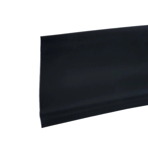 Self-Stick Vinyl Wall Base 4 Inch High By 20 Feet Long Black Flexible Vinyl Trim For Walls Easy To Clean And Maintain Pro Grade Edge Guard