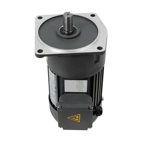 Beefed-Up AC Gear Motor 400W 1/2HP Electric Gear Reducer with aluminum vertical mount, 90Nm torque for heavy-duty machinery.