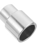Steel Bottle Jack Lift Extension Adapter 1.38 Inch Height For Car Lifts And Trucks Sturdy Silver Heightening Feet cylindrical view
