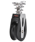 Nylon Swivel Sheave Block Head Pulley For Sailboats, Marine Grade 316 Stainless Steel, 20mm wheel, side view