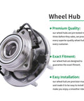 Front view of Front Wheel Hub Bearing Assembly 515036 For Chevy Silverado 1500 1999-2006 4x4 OE Replacement