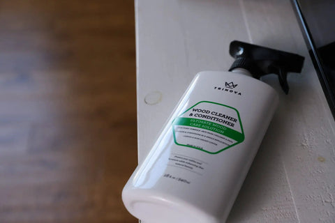 All In One No Fuss Wood Cleaner Conditioner Wax And Polish Spray For Furniture And Cabinets Removes Stains And Restores Shine