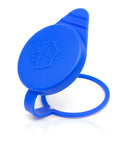 Blue Plastic Windshield Washer Fluid Reservoir Cap With Tether Strap For Ford Focus 2012 2018 Direct Replacement Durable Polypropylene Construction