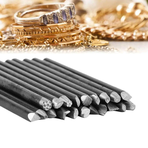 Pro Grade Jewelry Making Kit with Anvil Chisel Set for Carving Engraving and Texture Art beside rings and chains