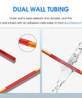Heat Shrink Tubing Kit 3 To 1 Ratio Dual Wall Electrical Insulation 48 Pcs Assortment For Wire Harness Marine Automotive