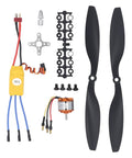 A2212 13T Brushless Motor Kit With 1000KV 30A ESC For 550 RC Planes Drones Quadcopters Lightweight Power Pack and Accessories