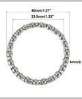 4 Pack Bicycle Ball Bearing Retainers With 22 Balls 40mm Outer Diameter And 33.5mm Inner Diameter Beefy Steel Cages