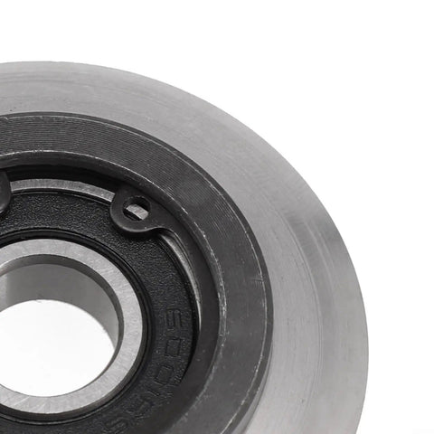 Built Tough Bearing Steel Replacement Blade For Wire Stripping Machine top view of bearing with 12mm bore and 3mm keyway.
