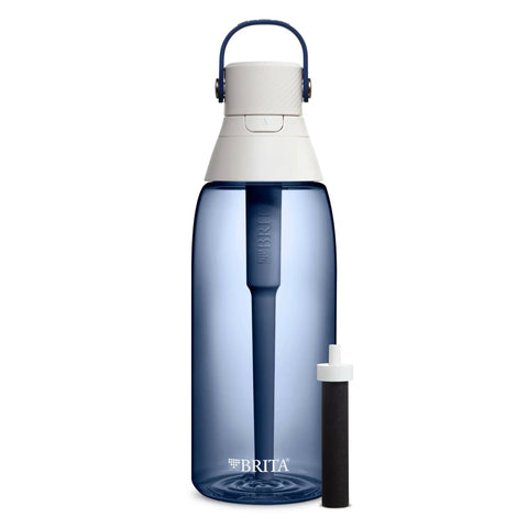 Night Sky 36 Oz Hard Sided Water Bottle With Built In Filter BPA Free And Reusable Reduces Chlorine Taste And Odor For Fresh Sips