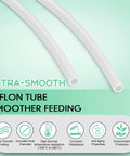 PTFE 3D Printer Tubing Kit With Cutter And Connectors, 16.5 Ft (5 M), 3 Mm ID By 4 Mm OD, Food Grade High Temperature Tube