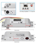 12V DC Fail Safe Drop Bolt Door Lock For Access Control Systems With Time Delay 0S 3S 6S Surface Mounted Electronic Lock