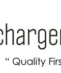 chargers4evs logo with car silhouette and quality first slogan