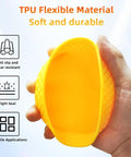 Close-up of 4 Inch Tpu Dust Collection End Cap With Dual Seal Ring For Airtight Vacuum Performance, showing inner flexibility.