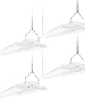 Led Linear High Bay Light 300W Shop Lights Fixture 45000 Lumens 5000K Daylight 0 To 10V Dimmable 120 To 277V Compatible ETL Certified