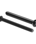 Tough As Nails Button Head Socket Cap Bolts And Machine Screws 1/4-20 X 2-3/4 Inches black-coated 304 stainless steel screws