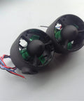 Two black 12V 24V Underwater Thruster With 300KV Brushless Motor, 70mm Jet Pump For ROV, RC Boat, And Underwater Robot