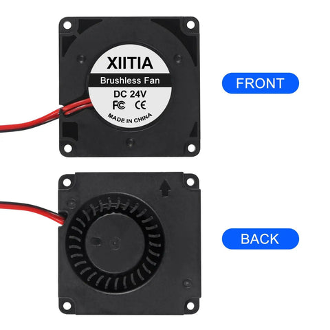 Top Shelf 6 Pack 4010 Blower Fan Dc 24v Turbo Cooling Module 40 By 40 By 10 Mm With Two Pin Lead For 3D Printer Hotend And Nozzle Swaps Smooth Airflow Design No Sweat Swap For Any Maker Setup