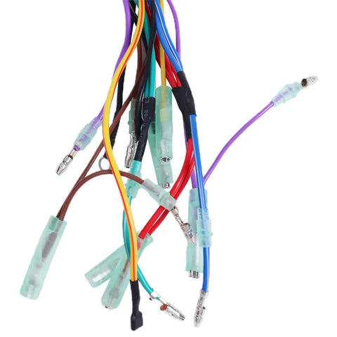 Remote Control Box Cable Main Wire Harness 15 Feet Length 881170A13 For Mercury Marine MerCruiser colorful wires close-up