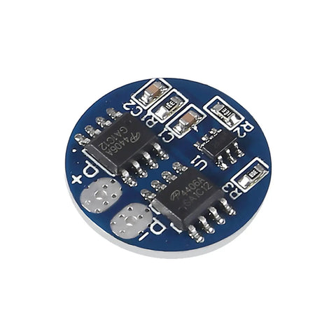 Top Tier Six Piece 2S Lithium Battery BMS Board With 5A Steady And 7A Burst Current Guard For 18650 Cells Heavy Duty Circuit. Round PCB module.