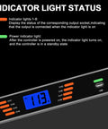 High Grade 10 Outlet Rackmount Power Conditioner And Sequencer with status indicator lights and digital voltmeter display.