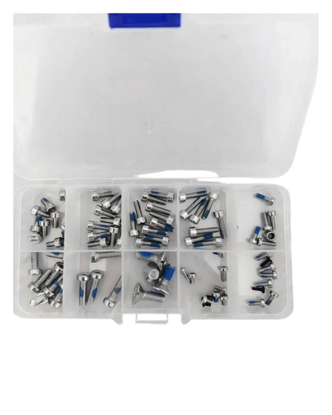 70 Piece Drone Screw Set For T30 T40 T50 T20P T20 T25 Pro Grade Fasteners Kit For Drone Fuselage Assembly And Component Mounts Durable Secure Fit Ideal For Agricultural Drones And Multi Model Compatibility. Assorted screws in plastic organizer