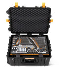 185 Piece GMTK Tool Kit With 1/4 Inch 3/8 Inch And 1/2 Inch Drive In Foam Trays And Heavy Duty Tool Carrier Military Grade IP67