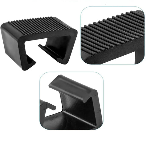 10 Pack Outdoor Furniture Clips for Patio Sofas, Rattan And Wicker Chairs, showing close-up of durable, rust-resistant clamps