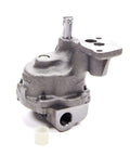 Heavy Duty Cast Iron Oil Pump For Small Block Chevy V8 Engines Featuring Standard Volume Wet Sump Flow, angled view showing pump detail.