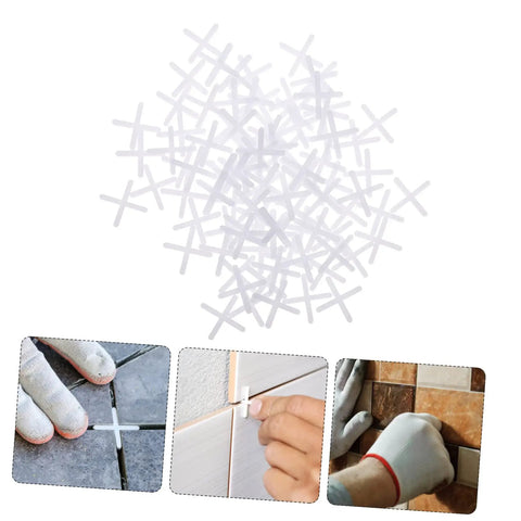 Pro Grade Tile Wedges And Spacers Kit For Quick Ceramic Tile Leveling Reusable PE Material Spacers For Porcelain Or Ceramic Tiles