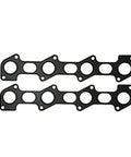 Complete DK Revive Kit #4 With ARP Studs For Ford 6.4L Powerstroke Diesel V8 Engine Rebuild exhaust gaskets set in black.