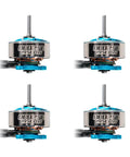 Ultralight 19500KV 1S Brushless Motors 4Pcs 0802SE For 65mm And 75mm Whoop Drones Iceblue Finish High Thrust Low Weight FPV RC Motors