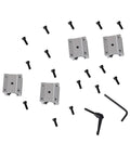 Tough As Nails Heavy Duty SBR20 Rail Kit with 4 SBR20UU blocks, screws, and wrench for CNC machines and automation projects