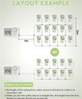 Diagram of Automatic Watering System For 15 Potted Indoor Houseplants With No Fuss Digital Programmable Timer setup layout.