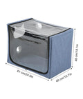 Portable Pet Nebulizer Box For Cats And Dogs With Collapsible Inhalation Chamber, dimensions 61x46x40 cm, Oxford fabric