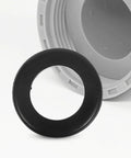 Six Piece Black Rubber Cable Grommet Kit For Wire Entry Holes That Improves Cable Routing And Protection With Durable Rubber Grommets For Safer Tidier Setups And Cable Damage Prevention, black rubber grommet close-up