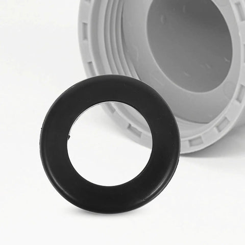 Six Piece Black Rubber Cable Grommet Kit For Wire Entry Holes That Improves Cable Routing And Protection With Durable Rubber Grommets For Safer Tidier Setups And Cable Damage Prevention, black rubber grommet close-up