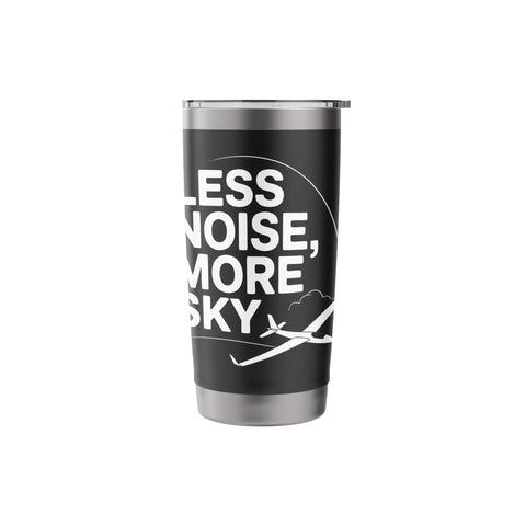 Stainless Steel Insulated Tumbler For Sailplane Pilots And Tow Crew Glider Fans Keeps Beverages Hot Or Cold At The Club