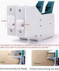 Pro Level Industrial Automatic Coding Machine And Label Printer Prints QR Codes Barcodes And Serial Numbers On The Fly With No Sweat Setup And Heavy Duty Assembly Line Reliability, showing nozzle sizes 12.7mm and 25.4mm.