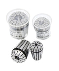 Get Your CNC Milling Game Ready With This Premium ER11 Er25 Spring Collet Set Featuring Rock Bottom Accuracy And Super Tough High Grade Steel Chuck For Serious Engraving Work, featuring ER25 and ER32 collets in clear containers.