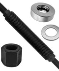 Harmonic Balancer Installation Tool Kit For Chevy SBC And BBC Engines With Threaded Rod Nut Washer And Thrust Bearing Fits Chevrolet 350