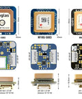 Diagram showing GPS Module M10Q 5883 Update for Racing Drones Quadcopters and Airplanes with Strong GNSS and Compass.