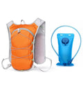 Ultra Lightweight Hydration Vest For Running, Hiking, Cycling, And Outdoor Training, Orange Tank Top Style Backpack With Water Bladder