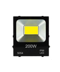 JUDYSSY Led Flood Light Outdoor Waterproof Lighting 50W100W Flood Light Industrial Lighting 400W600W High Power Flood Light for Court,Garden,Warehouse,6000 K200W， 200W black aluminum LED flood light with IP66 protection.