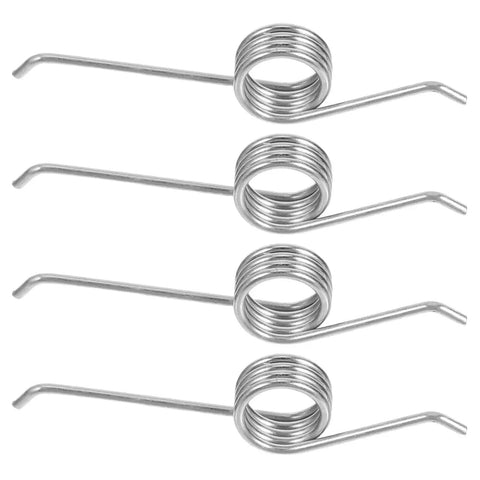 4 Pack Trash Can Torsion Springs Replacement Kit For Bin Lid Repair And Maintenance, Metal Parts For Smooth Lid Operation, Easy Flip