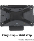 Carry strap and wrist strap for 13.3 Inch Heavy Duty Rugged Tablet With Windows 11, Built Like A Tank Intel Core I5 Chip.