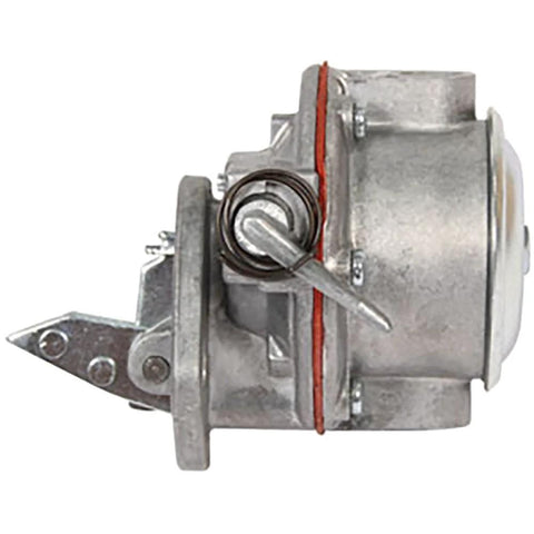 Side view of Ford Tractor Diesel Fuel Lift Transfer Pump For Simms Inline Injection Pump Beefed-Up Aftermarket Replacement Fits Ford 3000-9700