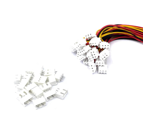 60 Pairs 26 AWG 150mm JST XH 2.54mm Pitch 3 Pin Female And Male Connector Wire Cable for RC Toys and LED Strips
