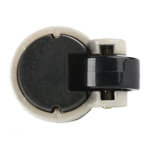 Top view of a single 4 Pack Heavy Duty Leveling Caster Wheels With Threaded Stem, Adjustable Height Casters For Machinery Benches